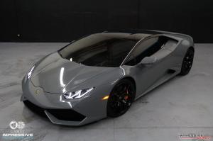 Lamborghini Huracan LP610-4 Hexis Dolphin Grey by Impressive Wrap 2016 года